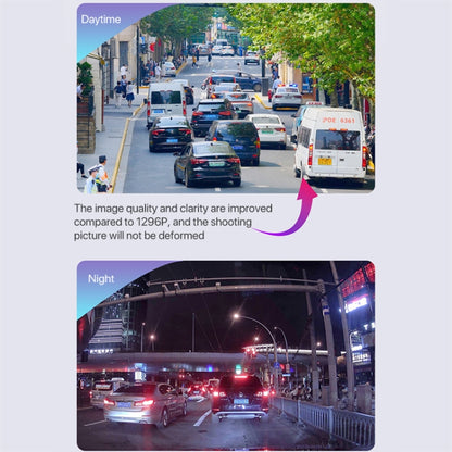 U03 2K Ultra HD Night Vision Panoramic Triple Recording WiFi Driving Recorder - Car DVRs by buy2fix | Online Shopping UK | buy2fix