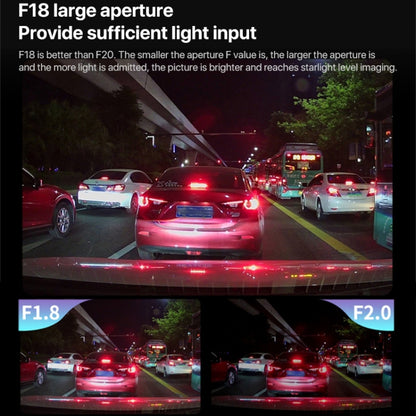 U03 2K Ultra HD Night Vision Panoramic Triple Recording WiFi Driving Recorder - Car DVRs by buy2fix | Online Shopping UK | buy2fix