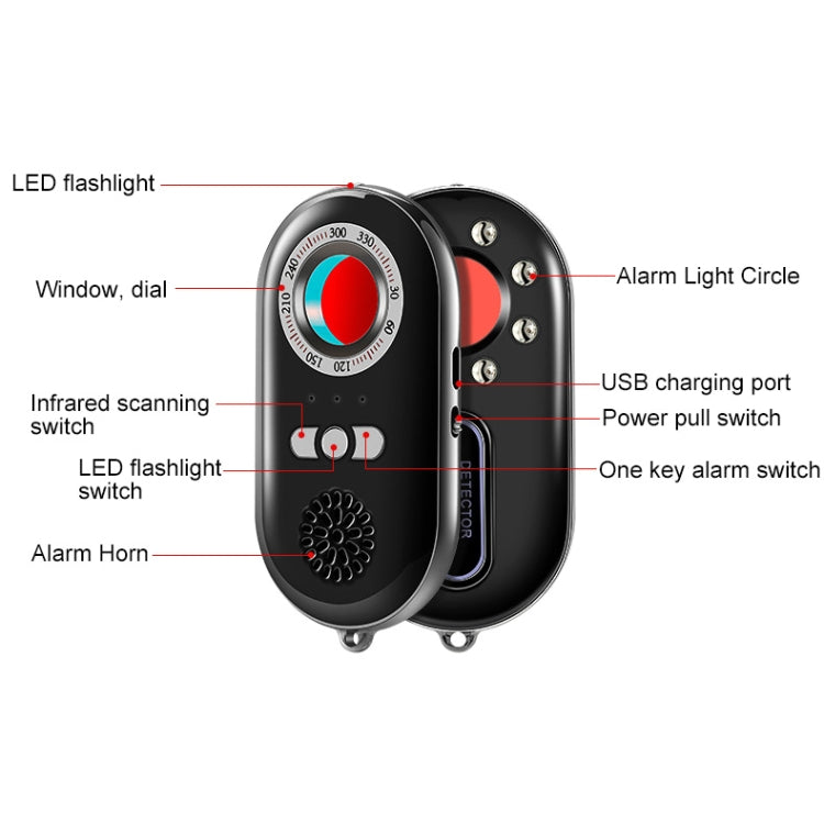 K98 Vibration Security Alarm Anti-theft Detector - Alarm System by buy2fix | Online Shopping UK | buy2fix