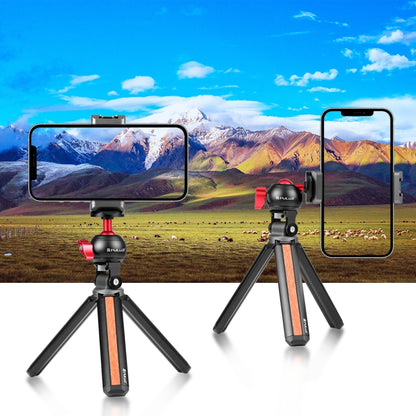 PULUZ Inlaid Wood Desktop Vlogging Live Tripod Holder with Ballhead (Red) - Tripods by PULUZ | Online Shopping UK | buy2fix