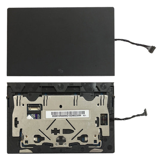 Laptop Touchpad With Flex Cable For Lenovo ThinkPad X395 20NL 20NM T490s 20NX 20NY X390 20Q0 20Q1 T495s  20QJ 20QK E14 20RA 20RB X390 20SC 20SD (Black)