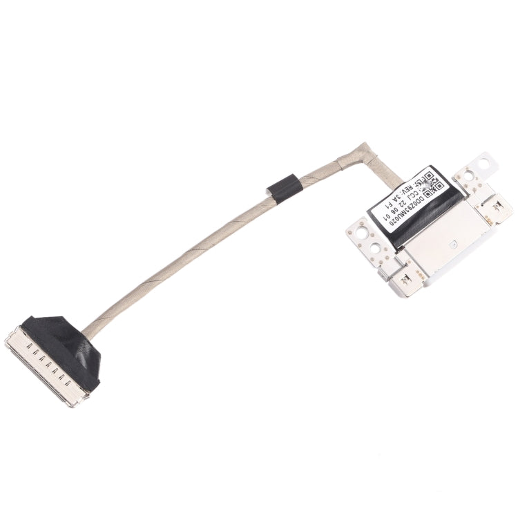 For Microsoft Surface Laptop Go 1943 Charging Port Connector Flex Cable (Silver) by buy2fix