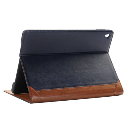 Book Style Polished Surface Horizontal Flip Leather Case with Holder & Card Slots & Wallet for iPad Pro 9.7 inch(Dark Blue) - iPad Pro 9.7 inch Cases by buy2fix | Online Shopping UK | buy2fix
