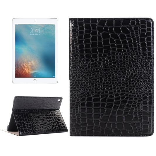 Crocodile Texture  Horizontal Flip Leather Case with Holder & Card Slots & Wallet for iPad Pro 9.7 inch(Black) - iPad Pro 9.7 inch Cases by buy2fix | Online Shopping UK | buy2fix