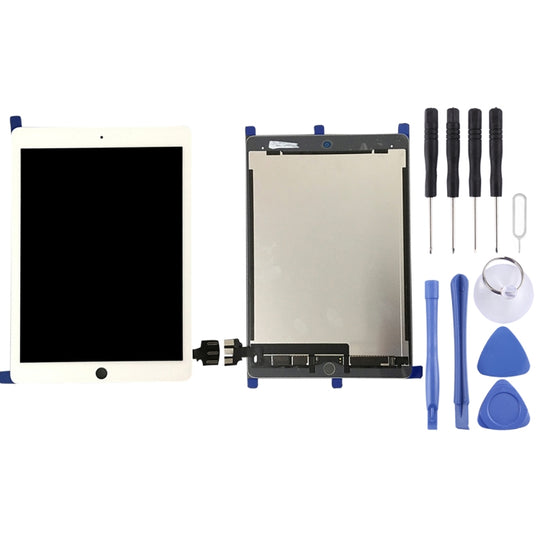 LCD-Bildschirm und Digitizer-Vollmontage für iPad Pro 9,7 Zoll / A1673 / A1674 / A1675 (Weiß)