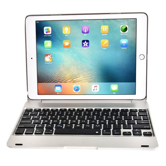 F19B for iPad 9.7 (2017/2018) & iPad Air & Air 2 & iPad Pro 9.7 & New iPad 9.7 inch (2017) Ultra-thin ABS Horizontal Flip Tablet Case + Bluetooth Keyboard(Silver) - Universal by buy2fix | Online Shopping UK | buy2fix