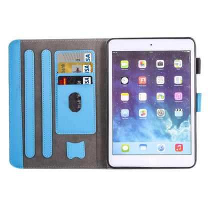 For iPad Air / iPad Air 2 Painting Colorful Raccoon Pattern Horizontal Flip Leather Case with Holder & Wallet & Card Slots & Pen Slot - iPad 9.7 (2018) & (2017) Cases by buy2fix | Online Shopping UK | buy2fix