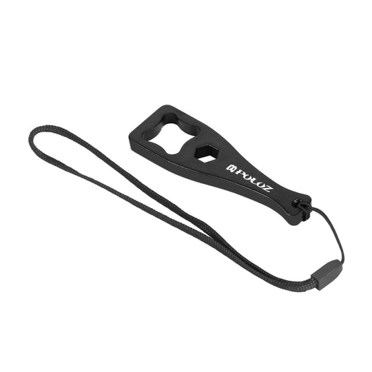 Clé à molette en plastique PULUZ avec lanière pour GoPro Hero11 Black / HERO10 Black / HERO9 Black / HERO8 Black / HERO7 / 6/5/5 Session / 4 Session / 4/3 + / 3/2/1, Xiaoyi et autres caméras d'action