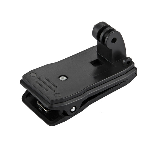 PULUZ 360 Degree Rotating Backpack Hat Rec-mounts Quick Release Clamp Mount for GoPro, Insta360, DJI and Other Action Cameras - Backpack Clip by PULUZ | Online Shopping UK | buy2fix