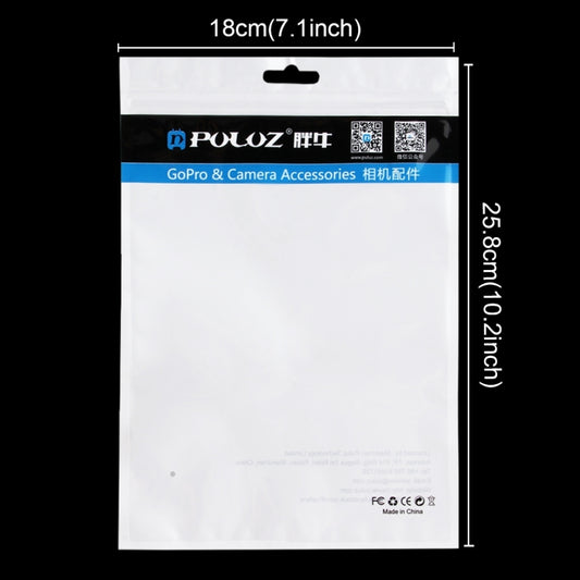 10 PCS PULUZ 25.8cm x 18cm Hang Hole Clear Front White Pearl Jewelry Zip Lock Packaging Bag (Size: L) -  by buy2fix | Online Shopping UK | buy2fix