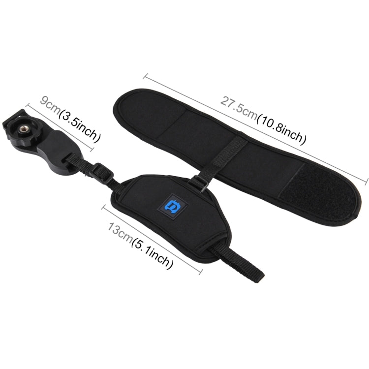 PULUZ Soft Neoprene Hand Grip Wrist Strap with 1/4 inch Screw Plastic Plate for SLR / DSLR Cameras - Camera Strap by PULUZ | Online Shopping UK | buy2fix