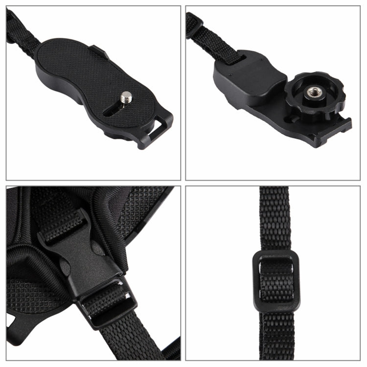 PULUZ Soft Neoprene Hand Grip Wrist Strap with 1/4 inch Screw Plastic Plate for SLR / DSLR Cameras - Camera Strap by PULUZ | Online Shopping UK | buy2fix