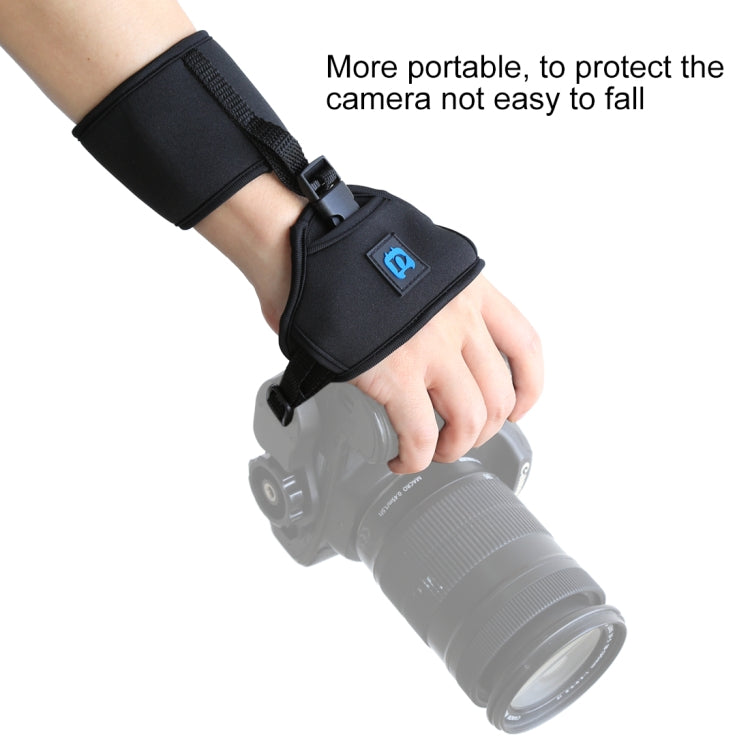 PULUZ Soft Neoprene Hand Grip Wrist Strap with 1/4 inch Screw Plastic Plate for SLR / DSLR Cameras - Camera Strap by PULUZ | Online Shopping UK | buy2fix