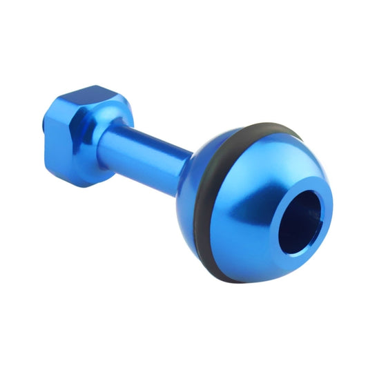 PULUZ 1/4 inch Screw Aluminum Ball Adapter Mount for GoPro, Insta360, DJI and Other Action Cameras, Diameter: 2.5cm(Blue) - Connection Mount by PULUZ | Online Shopping UK | buy2fix
