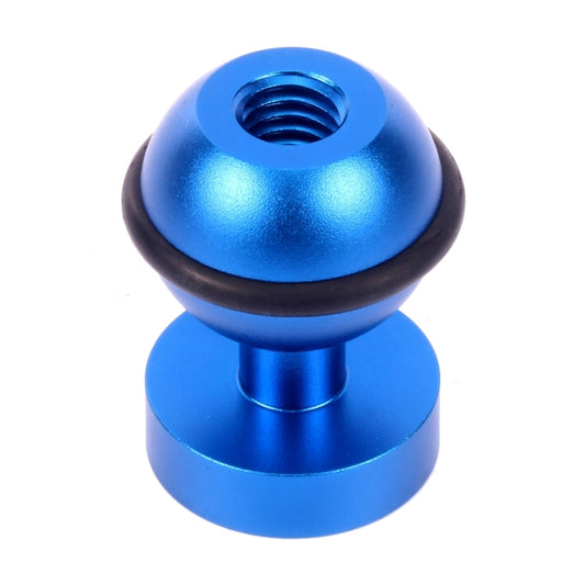 PULUZ CNC Aluminum Ball Head Adapter Mount for GoPro, Insta360, DJI and Other Action Cameras, Diameter: 2.5cm(Blue) by PULUZ