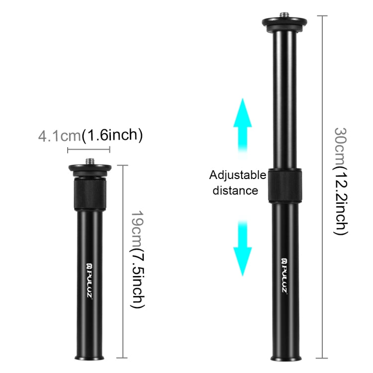 PULUZ Metal Handheld Adjustable Tripod Mount Monopod Extension Rod for DSLR & SLR Cameras - Monopods by PULUZ | Online Shopping UK | buy2fix