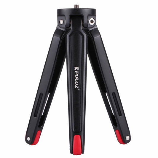 PULUZ Pocket Mini Metal Desktop Tripod Mount with 1/4 inch to 3/8 inch Thread Adapter Screw for DSLR & Digital Cameras, Adjustable Height: 4.5-15cm, Load: 20kg(Red) - Tripods by PULUZ | Online Shopping UK | buy2fix