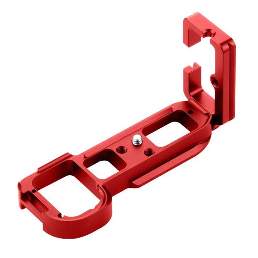 PULUZ 1/4 inch Vertical Shoot Quick Release L Plate Bracket Base Holder for Sony A7R / A7 / A7S(Red) by PULUZ