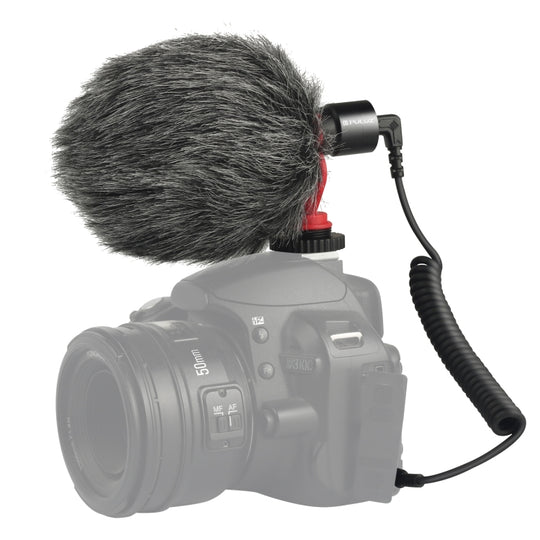PULUZ – Microphone vidéo à condensateur pour entretien professionnel, avec câble Audio de 3.5mm, pour caméscope DSLR et DV