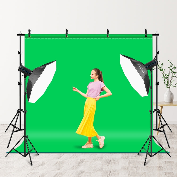 2 x 2m Photo Studio Background Support Stand Backdrop Crossbar Bracket(Black) - Support Stands by buy2fix | Online Shopping UK | buy2fix