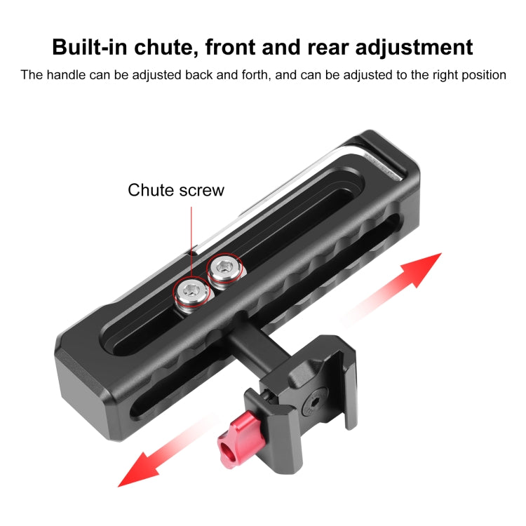 PULUZ Camera Top Handle Hand Grip for Camera Cage (Black) - Camera Stabilizer by PULUZ | Online Shopping UK | buy2fix
