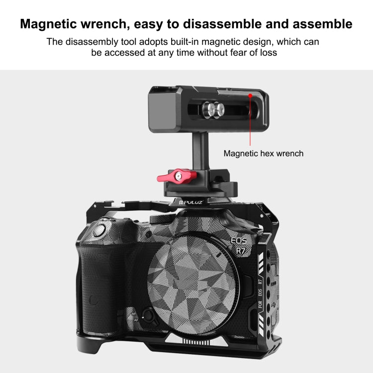 PULUZ Camera Top Handle Hand Grip for Camera Cage (Black) - Camera Stabilizer by PULUZ | Online Shopping UK | buy2fix