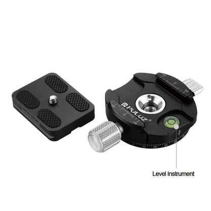 PULUZ Aluminum Alloy Quick Release Plate for Panoramic Head(Grey) - Quick Release Plate by PULUZ | Online Shopping UK | buy2fix