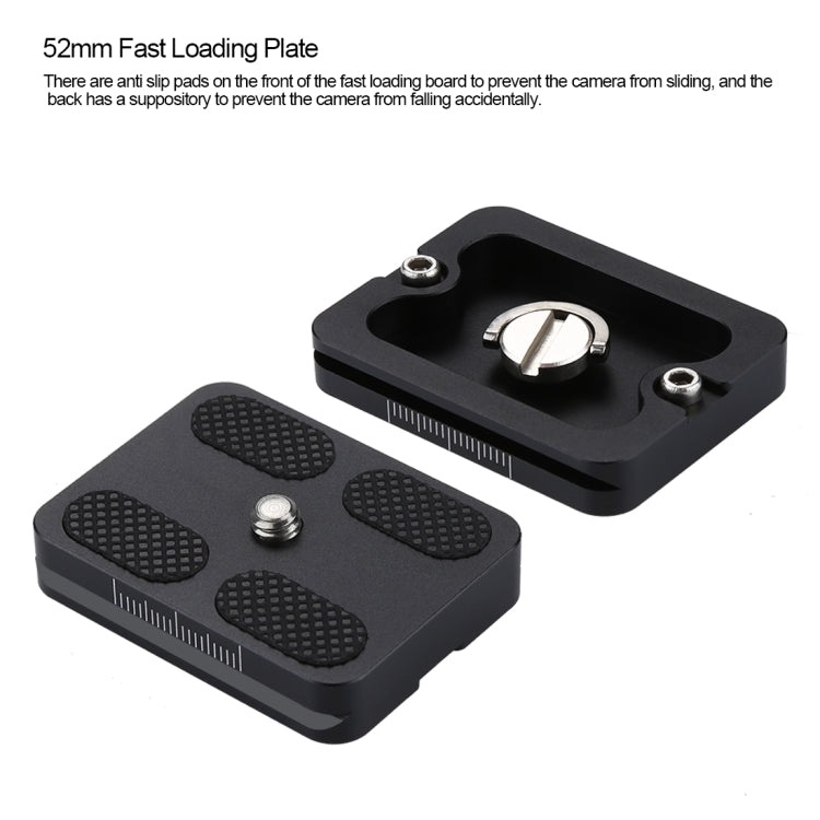PULUZ Aluminum Alloy Quick Release Plate for Panoramic Head(Grey) - Quick Release Plate by PULUZ | Online Shopping UK | buy2fix