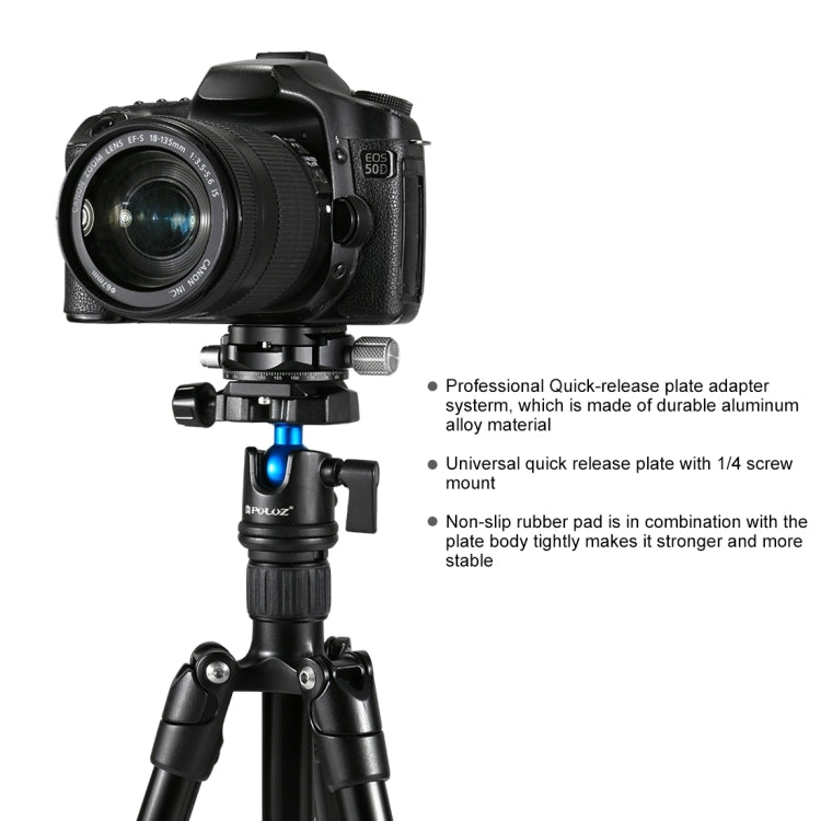 PULUZ Aluminum Alloy Quick Release Plate for Panoramic Head(Grey) - Quick Release Plate by PULUZ | Online Shopping UK | buy2fix