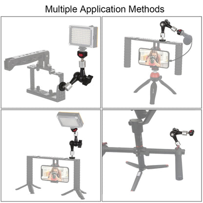 PULUZ 7 inch Aluminium Alloy Adjustable Articulating Friction Magic Arm - Camera Gimbal by PULUZ | Online Shopping UK | buy2fix