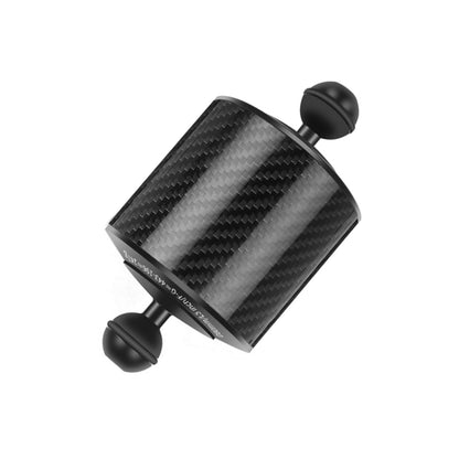 PULUZ 6.1 inch 15.5cm Length 80mm Diameter Dual Balls Carbon Fiber Floating Arm, Ball Diameter: 25mm, Buoyancy: 400g Phone by PULUZ