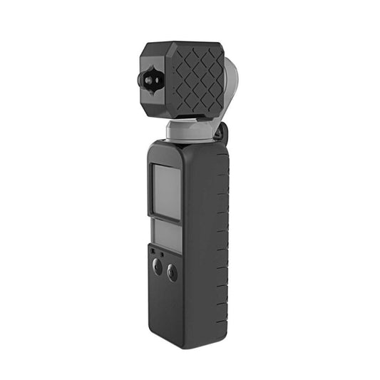 PULUZ  2 in 1 Diamond Texture Silicone Cover Case Set for DJI OSMO Pocket(Black) - Case & Bags by PULUZ | Online Shopping UK | buy2fix