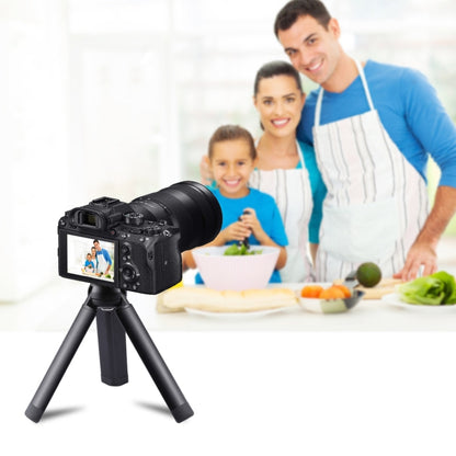 PULUZ Mini Pocket Metal Desktop Tripod Mount with 1/4 inch Screw for DSLR & Digital Cameras, Load: 10kg - Tripods by PULUZ | Online Shopping UK | buy2fix
