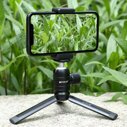 PULUZ Mini Pocket Metal Desktop Tripod Mount with 1/4 inch Screw for DSLR & Digital Cameras, Load: 10kg - Tripods by PULUZ | Online Shopping UK | buy2fix