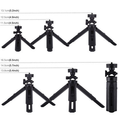 PULUZ Pocket 5-mode Adjustable Desktop Tripod Mount with 1/4 inch Screw for DSLR & Digital Cameras, Adjustable Height: 16.5-21.5cm - Tripods by PULUZ | Online Shopping UK | buy2fix
