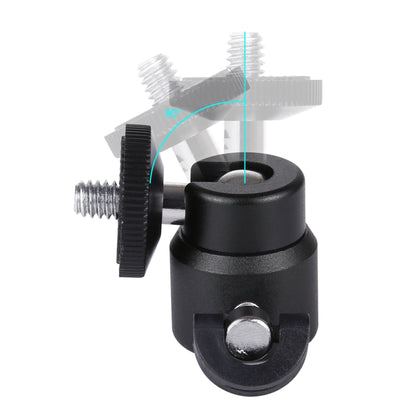 PULUZ 1/4 inch Screw Metal Tripod Ball Head Adapter with Lock - Tripod Heads by PULUZ | Online Shopping UK | buy2fix