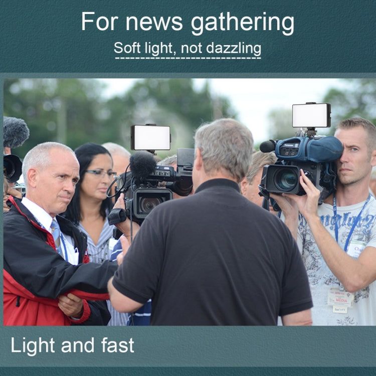 PULUZ 104 LED 3200K / 5600K Dimmable Video Light on-Camera Photography Lighting Fill Light for Canon, Nikon, DSLR Cameras by PULUZ