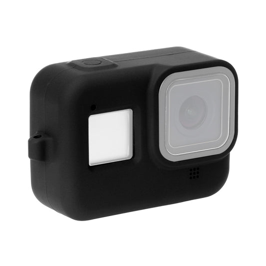 PULUZ Silicone Protective Case Cover with Wrist Strap for GoPro HERO8 Black(Black) by PULUZ