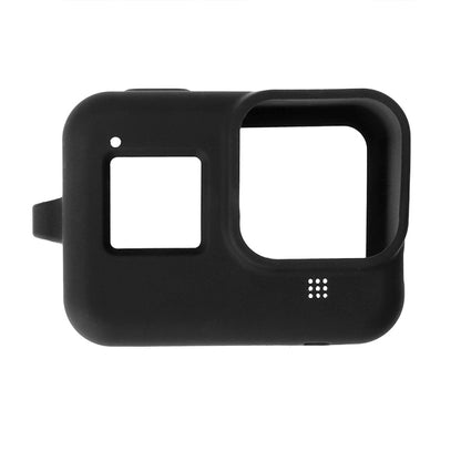 PULUZ Silicone Protective Case Cover with Wrist Strap for GoPro HERO8 Black(Black) by PULUZ