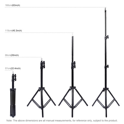 PULUZ 1.6m Height Tripod Mount Holder for Vlogging Video Light  Live Broadcast Kits - Tripods by PULUZ | Online Shopping UK | buy2fix