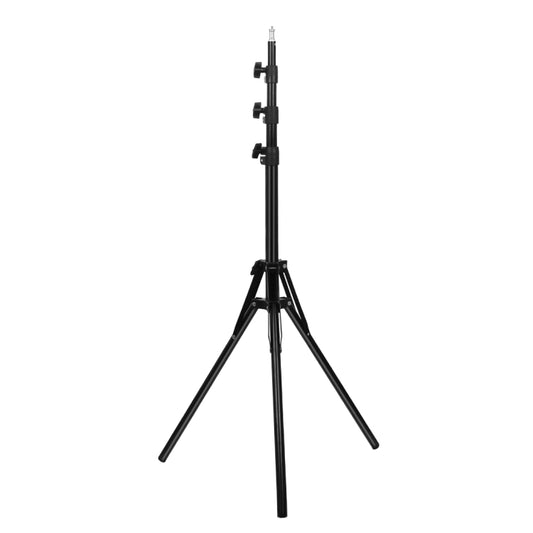 PULUZ Reverse Foldable 4 Sections 1.8m Height Tripod Mount Holder for Vlogging Video Light Live Broadcast Kits(Black) by PULUZ