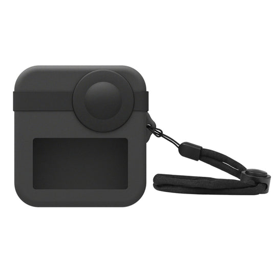 PULUZ for GoPro Max Dual Lens Caps Case + Body Silicone Protective Case(Black) - Silicone Cases by PULUZ | Online Shopping UK | buy2fix