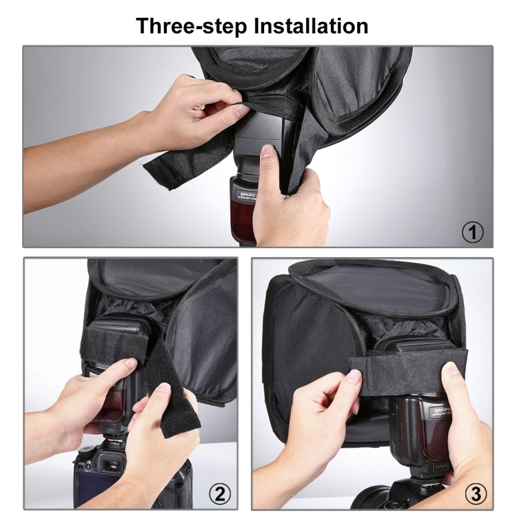 PULUZ Foldable Soft Flash Light Diffuser Softbox Cover, Size: 23cm x 23cm -  by PULUZ | Online Shopping UK | buy2fix