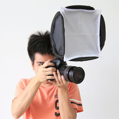 PULUZ Foldable Soft Flash Light Diffuser Softbox Cover, Size: 23cm x 23cm -  by PULUZ | Online Shopping UK | buy2fix