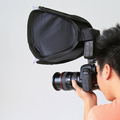 PULUZ Foldable Soft Flash Light Diffuser Softbox Cover, Size: 23cm x 23cm -  by PULUZ | Online Shopping UK | buy2fix