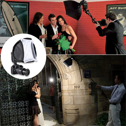 PULUZ Foldable Soft Flash Light Diffuser Softbox Cover, Size: 23cm x 23cm -  by PULUZ | Online Shopping UK | buy2fix