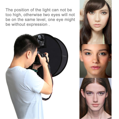 PULUZ 45cm Round Style Macro and Portrait Softbox SpeedLite Flash Light Foldable Diffuser -  by PULUZ | Online Shopping UK | buy2fix