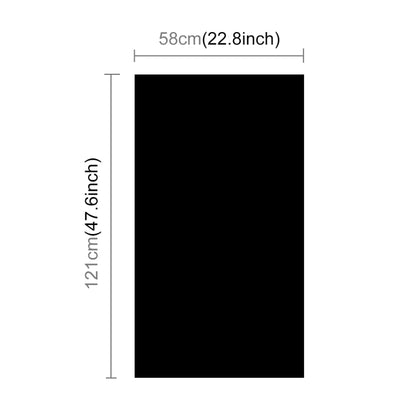 PULUZ Photography Background PVC Paper Kits for Studio Tent Box, Size: 121cm x 58cm(Black) by buy2fix
