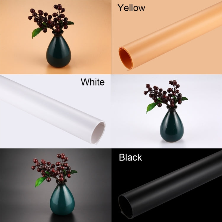 PULUZ Photography Background PVC Paper Kits for Studio Tent Box, Size: 121cm x 58cm(Black) by buy2fix