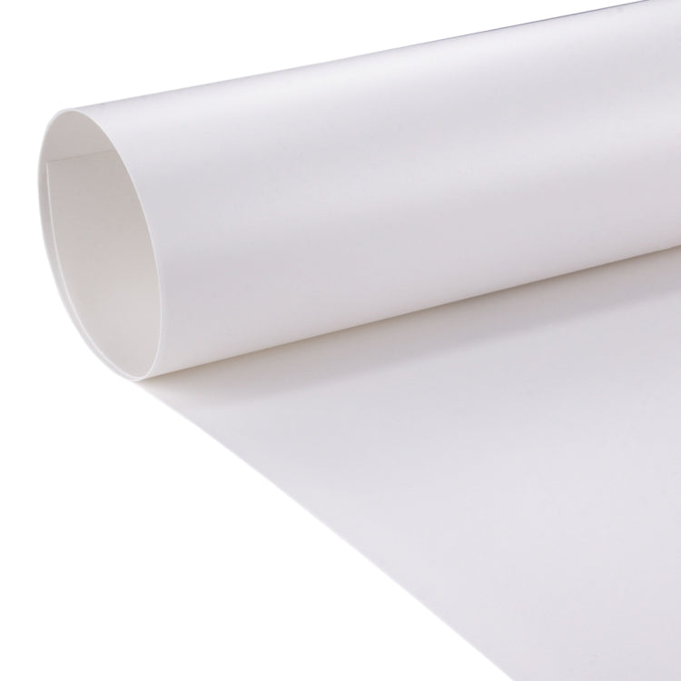 PULUZ Photography Background PVC Paper Kits for Studio Tent Box, Size: 121cm x 58cm(White) - Solid Color by buy2fix | Online Shopping UK | buy2fix